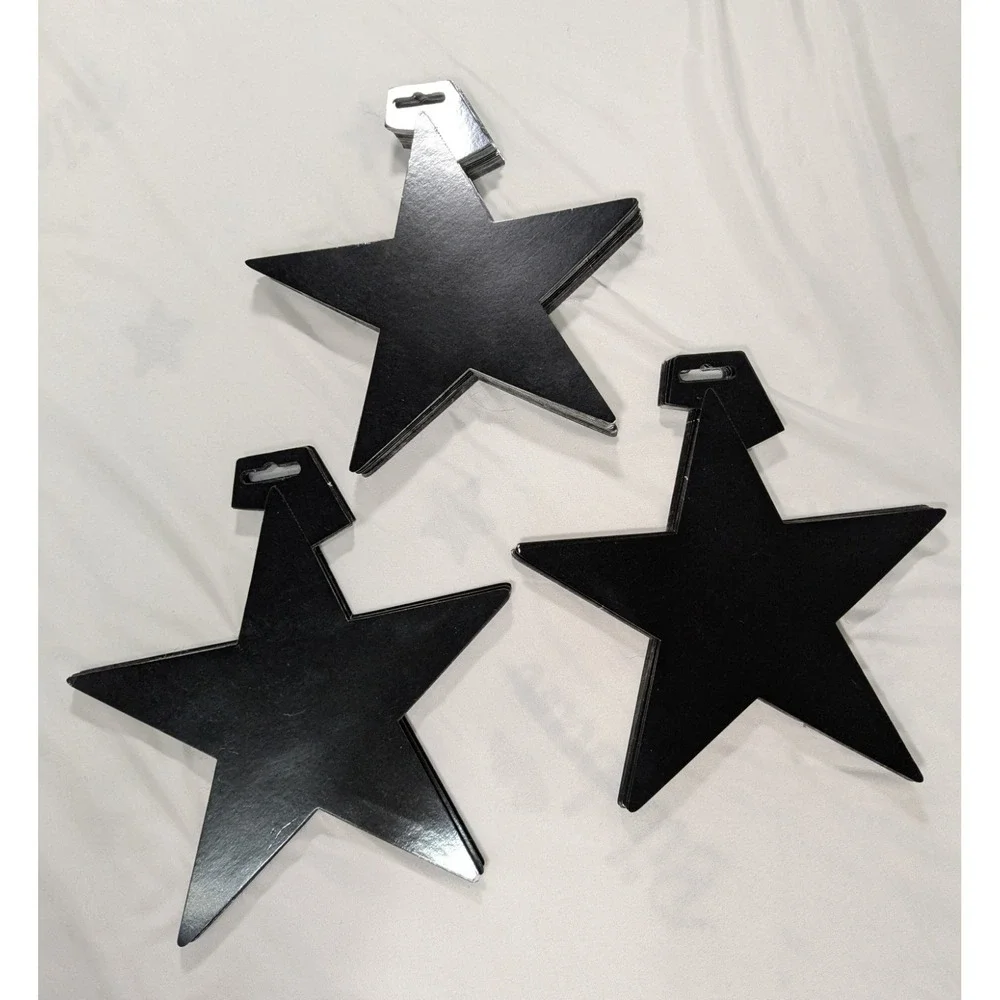 Black‎ Stars For Party Decor - About 72